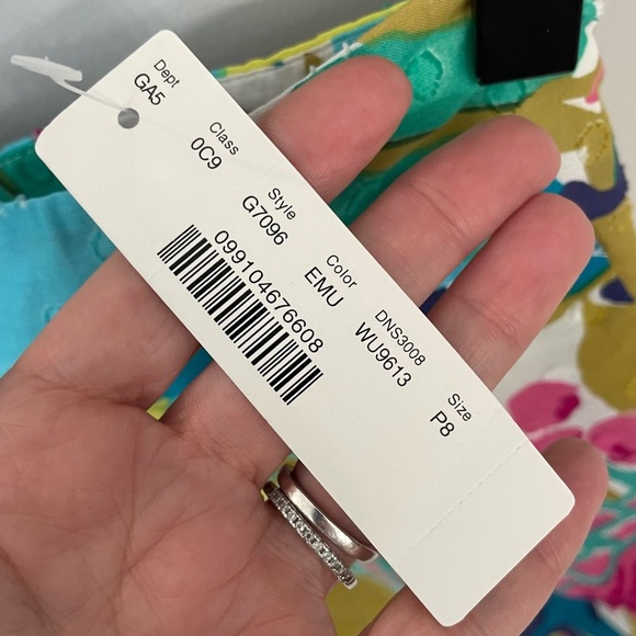 NEW J. Crew Vibrant Watercolor Floral Tie Waist Skirt Size 8 Petite J Crew.  6 - Picture 5 of 10